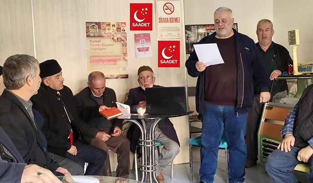 Saadet Partisi Bayat İlçe Başkanı, Bilal Kozan Oldu