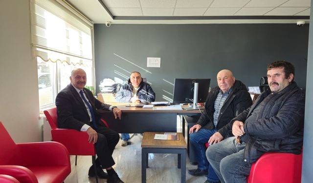 Başkan İsbir’in Kurum Ziyaretleri Devam Ediyor