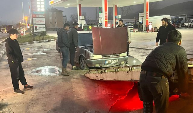 Benzinlikte Faciayı Görevliler Engelledi