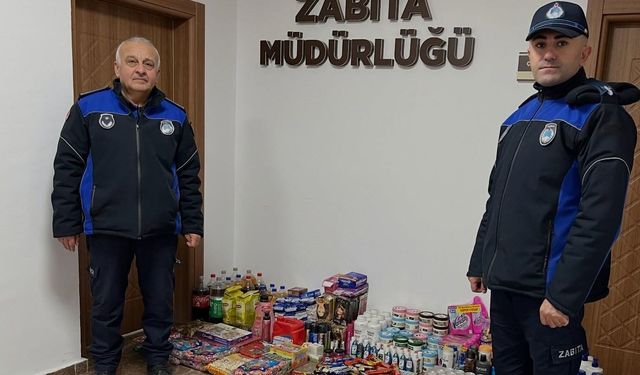 Zabıta Denetime Çıktı! Yüzlerce Tarihi Geçmiş Ürüne El Konuldu