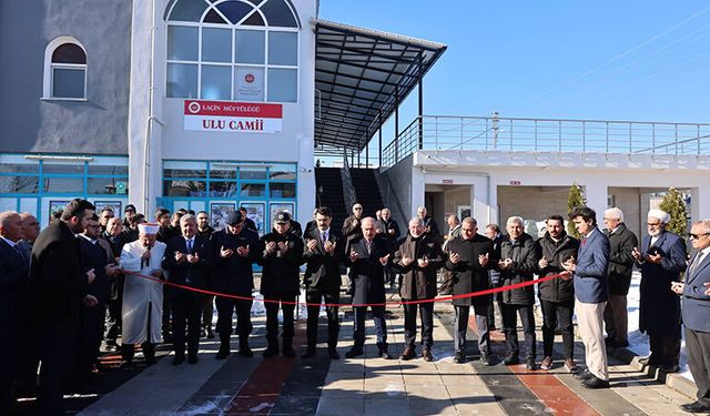 Laçin Ulu Camii Müştemilatı Ve Şadırvanı Törenle Açıldı