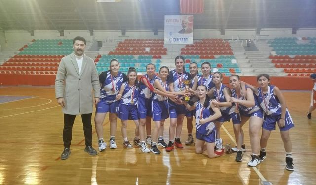 U-16 Kızlar Basketbol Müsabakalarında Çorum Basketbol Takımı Zirveyi Zorladı