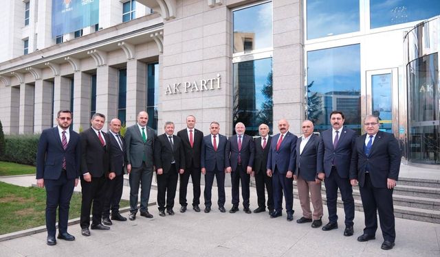 Çorum Heyeti AK Parti Genel Başkan Yardımcısı Demir’le Görüştü