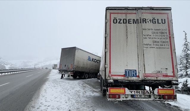 Çorumlu TIR Şoförü Ölümden Döndü