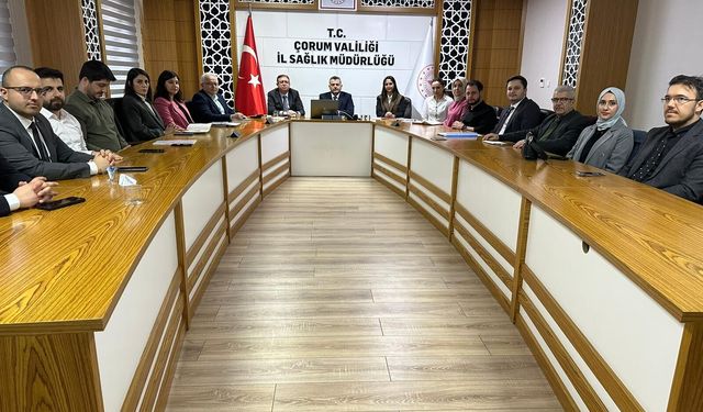 İl Sağlık Müdürü Sinen Zehir, Başhekimlerle Sağlık Kuruluşlarını Masaya Yatırdı