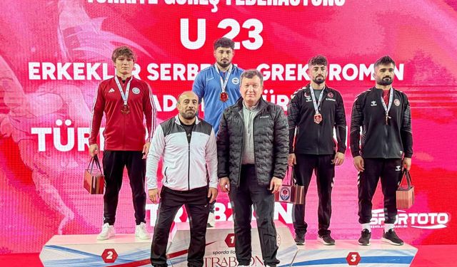 Çorumlu Güreşçi, Türkiye 3.’üncüsü Oldu