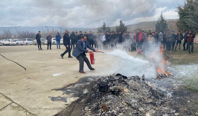 Mecitözü’nde Liseliler Afetlere Karşı Bilgilendirildi