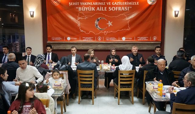 Osmancık'ta Şehit Aileleri Ve Gaziler "Büyük Aile Sofrası"nda Buluştu