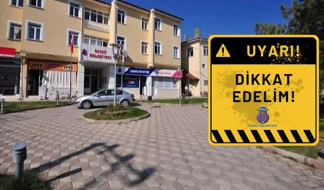 Belediye Can Ve Mal Kayıplarına Karşı Uyardı