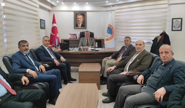 CHP Heyetinden Oğuzlar Belediye Başkanı Cebeci’ye Ziyaret