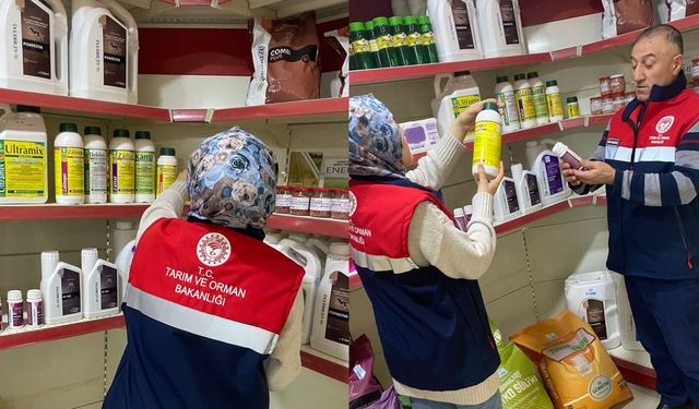 Zirai İlaç Bayileri Ekipler Tarafından Mercek Altına Alındı