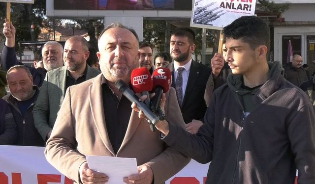 Saadet Partisi’nden “Zalimlere Lanet, Mazlumlara Destek” Protestosu