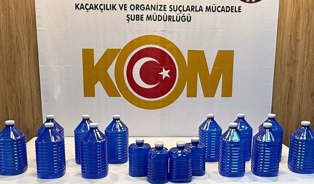 Sahte İçki Operasyonunda 1 Şüpheli Yakalandı