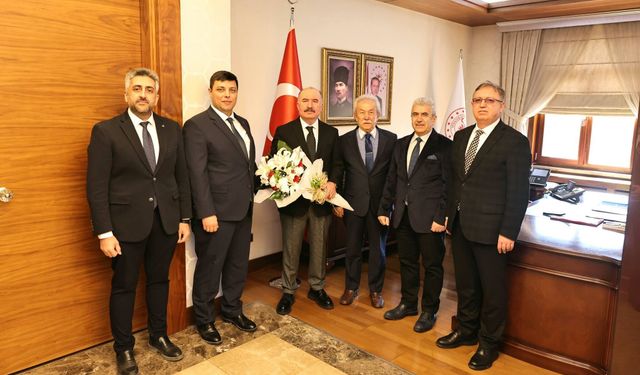 Sağlık Heyetinden Vali Çalgan’a 14 Mart Ziyareti