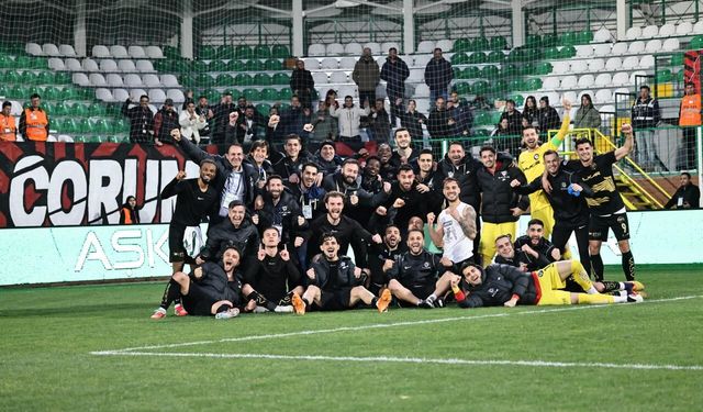 Çorum FK'nın Galibiyet Serisi Sürüyor