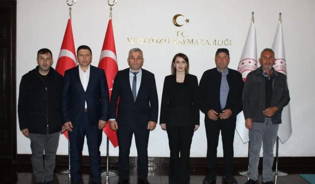 Süt Üreticilerinden Kaymakam Nayman’a Ziyaret