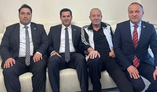 İYİ Partili Fatih Koca’dan Şahiner’e Geçmiş Olsun Ziyareti