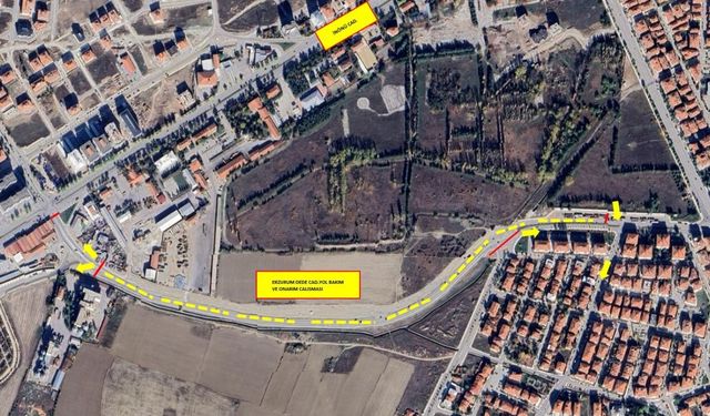 O Yol Araç Trafiğine Kapatılıyor! Onarım Çalışması Yapılacak