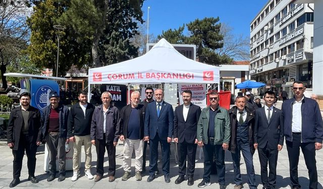 Çorum’da Kürecik ve İsrail Tepkisi: İmza Kampanyası Başlatıldı