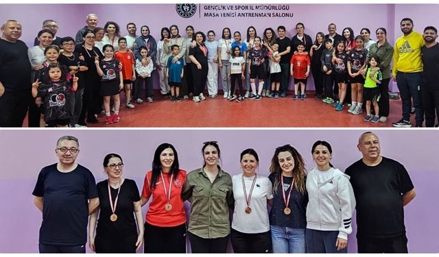 Çorum’da Anneler Günü’ne Özel Masa Tenisi Turnuvası Düzenlendi