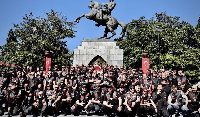 Çorumlu Motosiklet Tutkunları Samsun'da Tur Attı