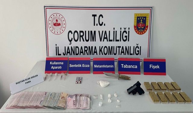 Jandarmadan Çorum’da Uyuşturucu ve Şantaj Çetesine Darbe: 6 Tutuklama