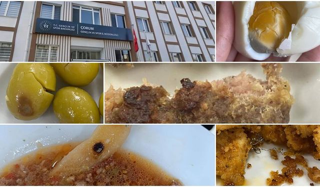 KYK’da Şok Görüntüler! Yemeklerden Çıkanlar Mide Bulandırıcı