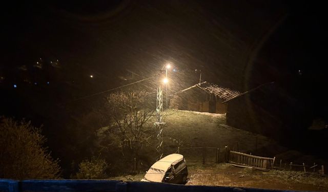 Çorum’a Mayıs Ayında Kar Sürprizi