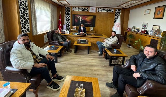 Leblebi TV’den İl Sağlık Müdürü Sinan Zehir’e Hayırlı Olsun Ziyareti