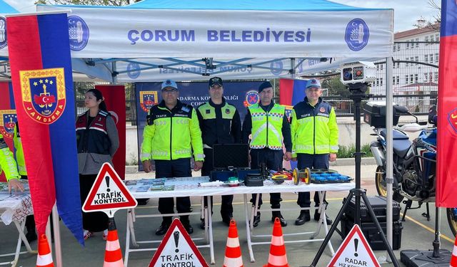 Çorum’da Karayolu Trafik Haftası Etkinliklerle Başladı