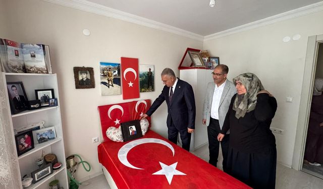 Milletvekili Ahlatcı’dan Şehit Annesine Anlamlı Vefa Ziyareti