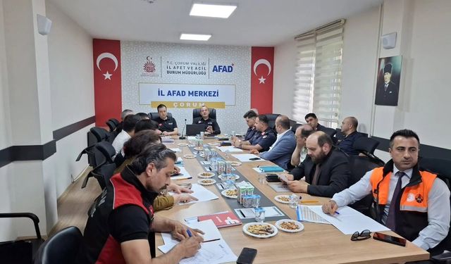 Orman Yangınlarına Karşı Ortak Müdahale Hazırlığı
