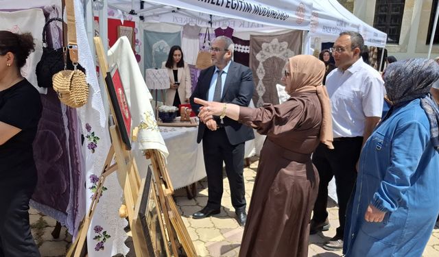 Mecitözü’nde El Emeği Eserler Beğeni Topladı