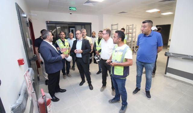 Bakanlık Yetkilileri Çorum’da, 200 Yataklı Devlet Hastanesi Yüzde 95 Seviyesine Ulaştı