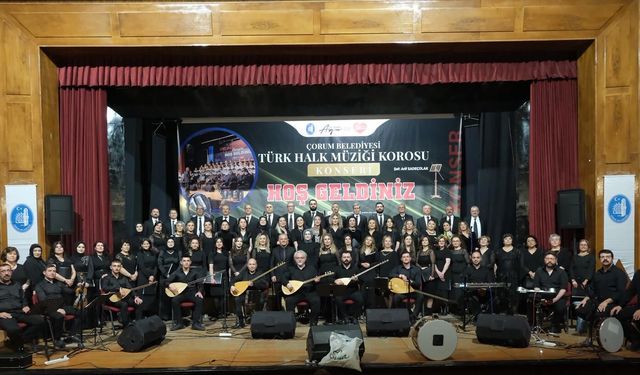 Çorum Belediyesi THM Korosu'ndan “Yaza Merhaba” Konseri