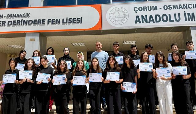 Ömer Derindere Fen Lisesi Uluslararası Eğitimde Fark Yarattı