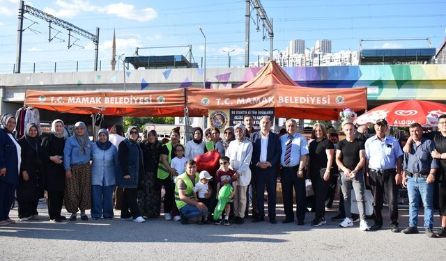 SMA Hastası Mustafa Baran İçin Mamak’ta Destek Standı Açıldı