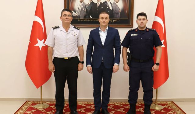 Komutan’dan Alaca Kaymakamı’na Ziyaret