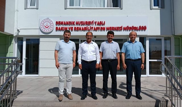 İl Müdürü Sahit Aydın'dan Osmancık Huzurevine Ziyaret