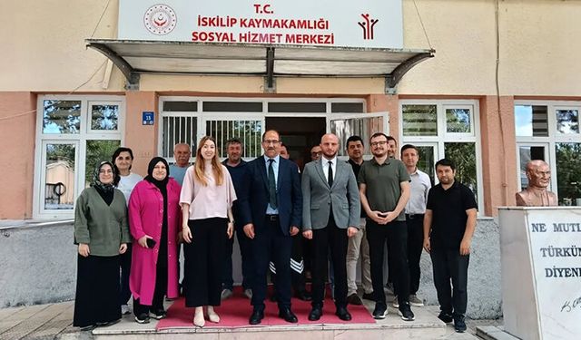 İskilip Sosyal Hizmetler İncelendi