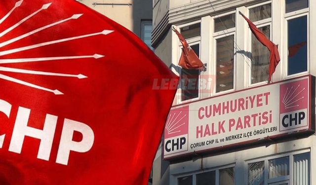 Çorum CHP'de İstifalar Başladı, İlk İstifa Geldi