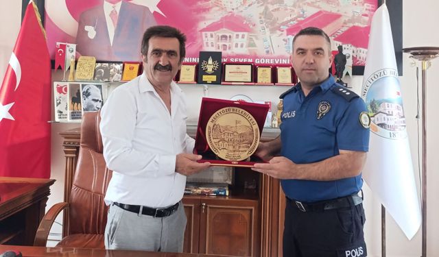 Başkan Aylar, Emniyet Amiri Sinan Döner‘e Veda Etti