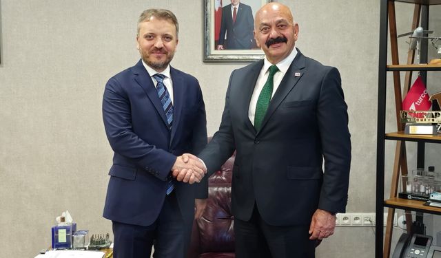 Ortaköy'e Sanayi Sitesi Talebi! Başkan İspir Bakan Yardımcısı Coştu İle Görüştü