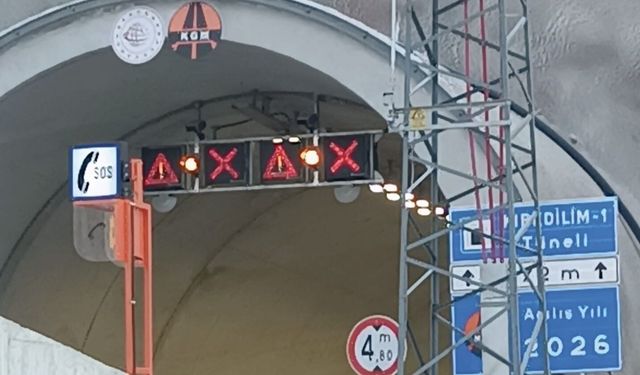Kırkdilim Tüneli Trafiğe Kapatıldı