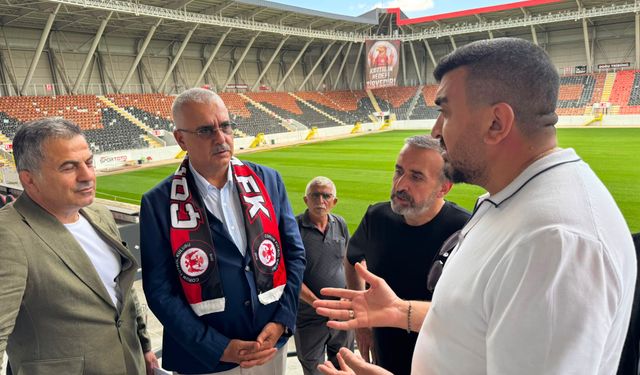 Ahlatcı: "Süper Lig'e Yakışır Bir Stadyum İçin Çalışıyoruz"