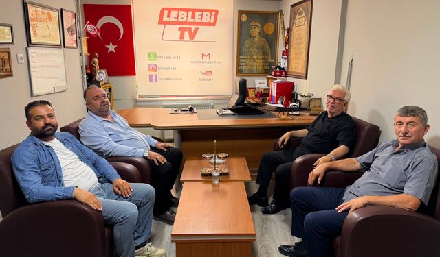 Saadet Partisi'nden Leblebi Tv'ye Basın Bayramı Ziyareti