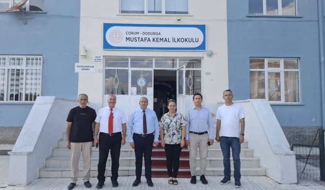 Milli Eğitim Müdürü Çağlar Dodurga’daki Okulları Ziyaret Etti