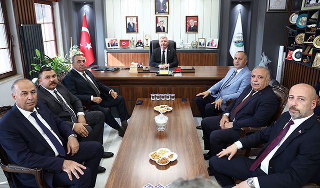 Başkan Gelgör MHP Heyetini Ağırladı