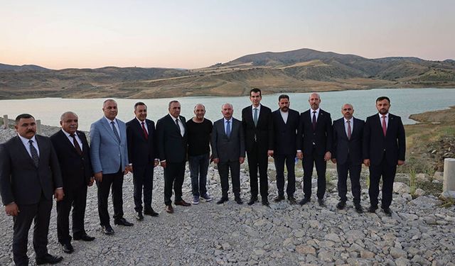 Protokol, Sungurlu’da Su Deposunu Ve Diği Göletini Gezdi