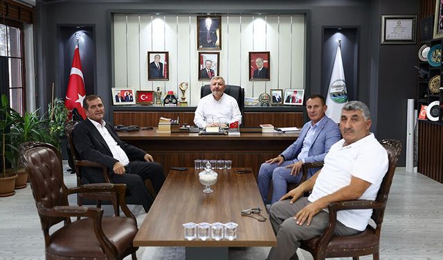 Başkan Gelgör, Özkubat ve Kaya’yı Ağırladı